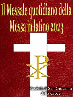 cover image of Il Messale quotidiano della Messa in latino 2023